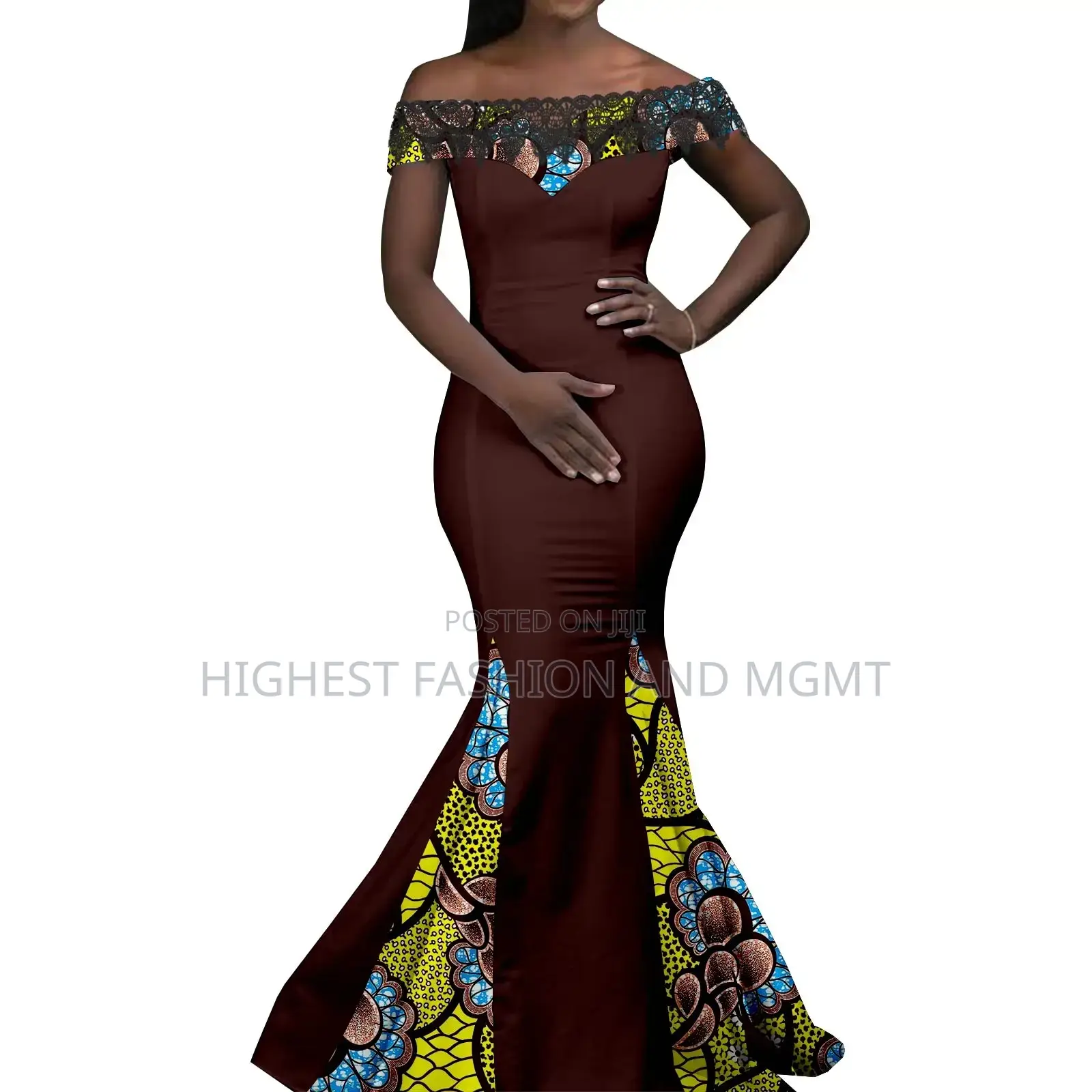 Ankara Mermaid Dress