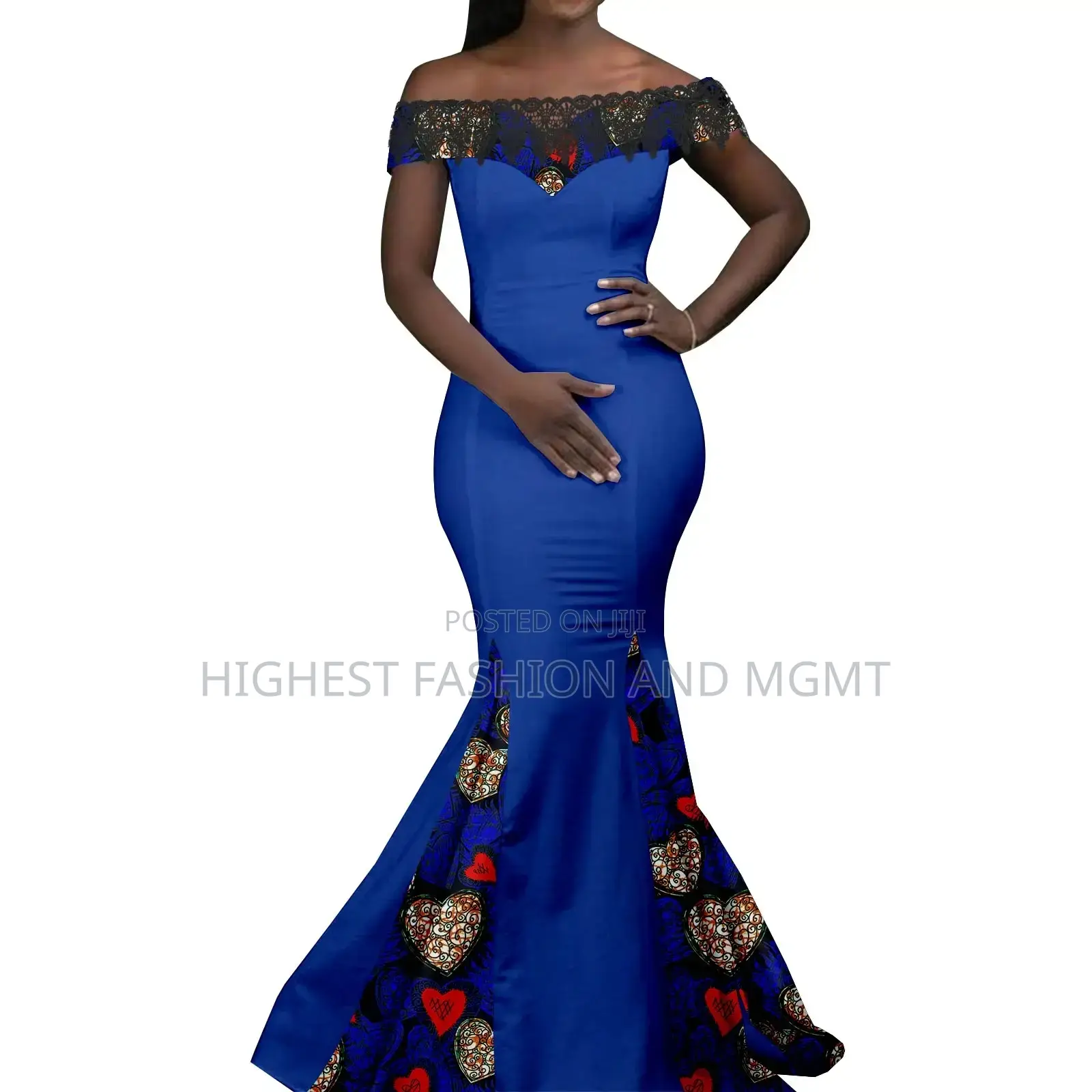 Ankara Mermaid Dress