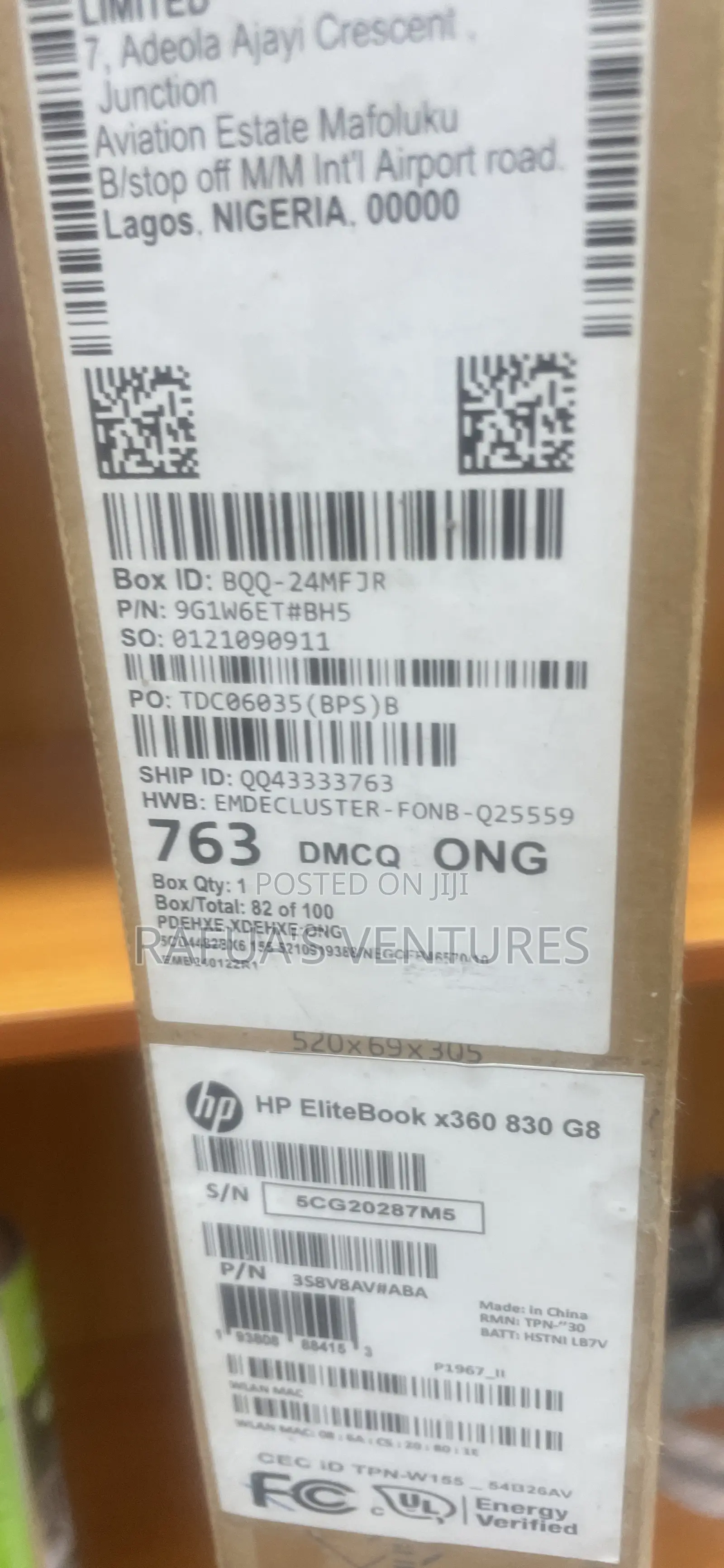 New Laptop HP EliteBook 830 G8 32GB Intel Core i7 SSD 512GB