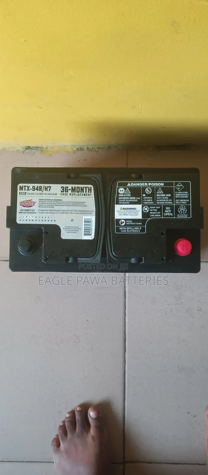 Interstate Agm H7 Battery