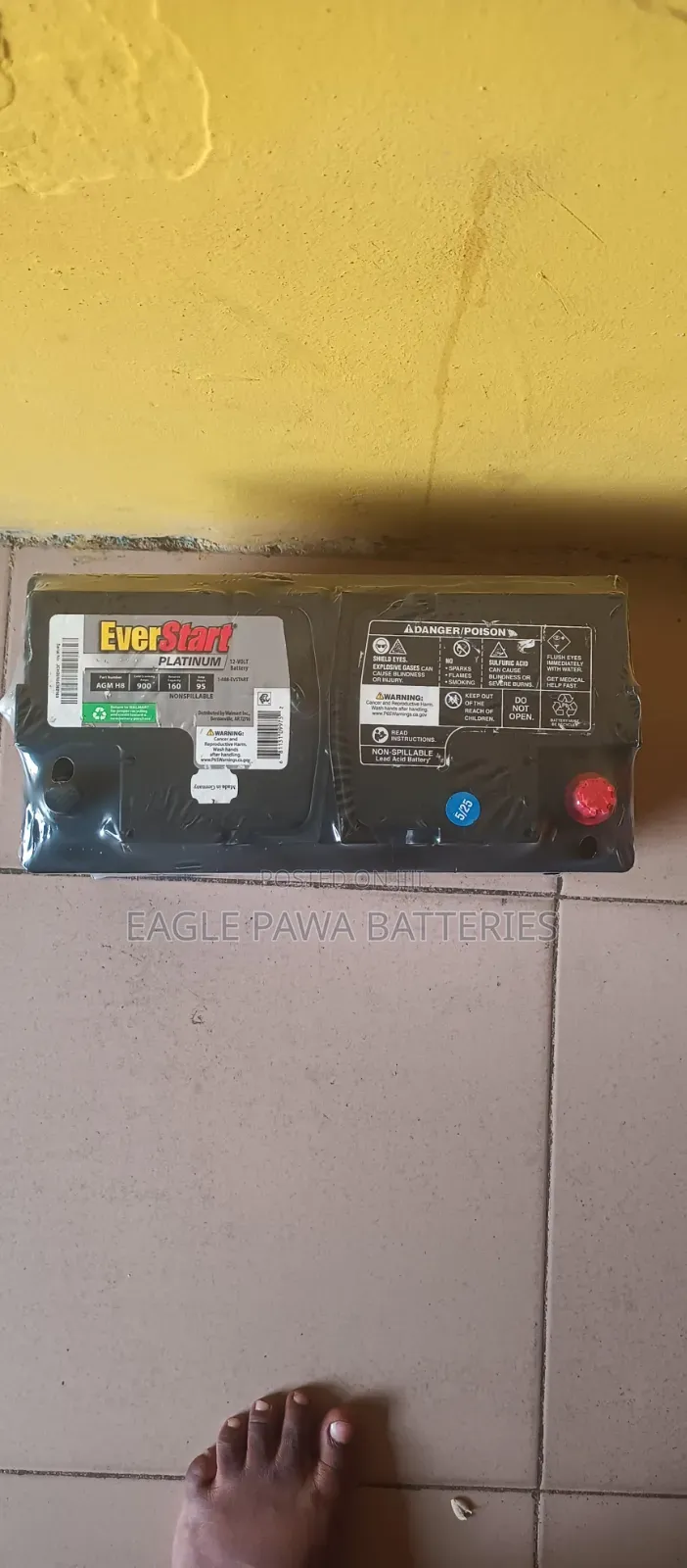 Everstart Agm Battery H8 900cca