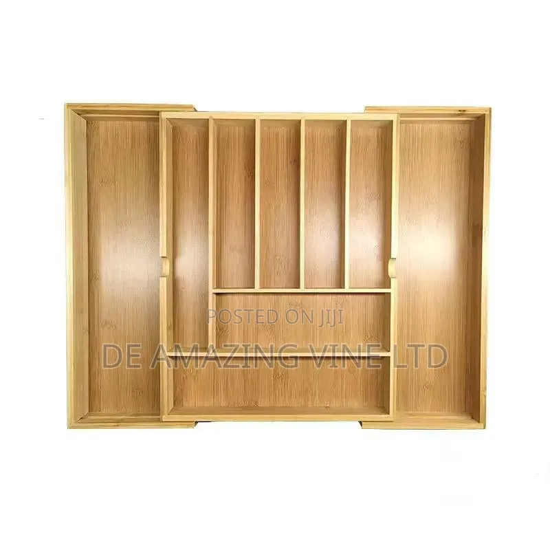 Big Expandable Wooden Cutlery Set