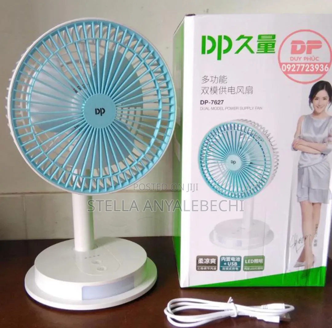 Dp Rechargeable Table Fan