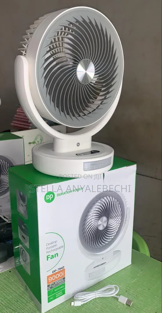 Dp Rechargeable Table Fan