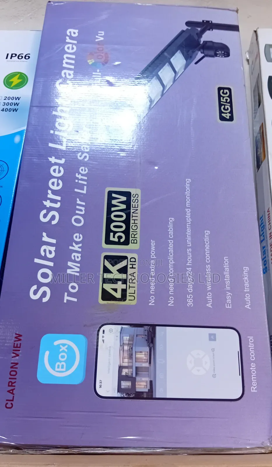 Untra Hd Solar Light With Camera 500w