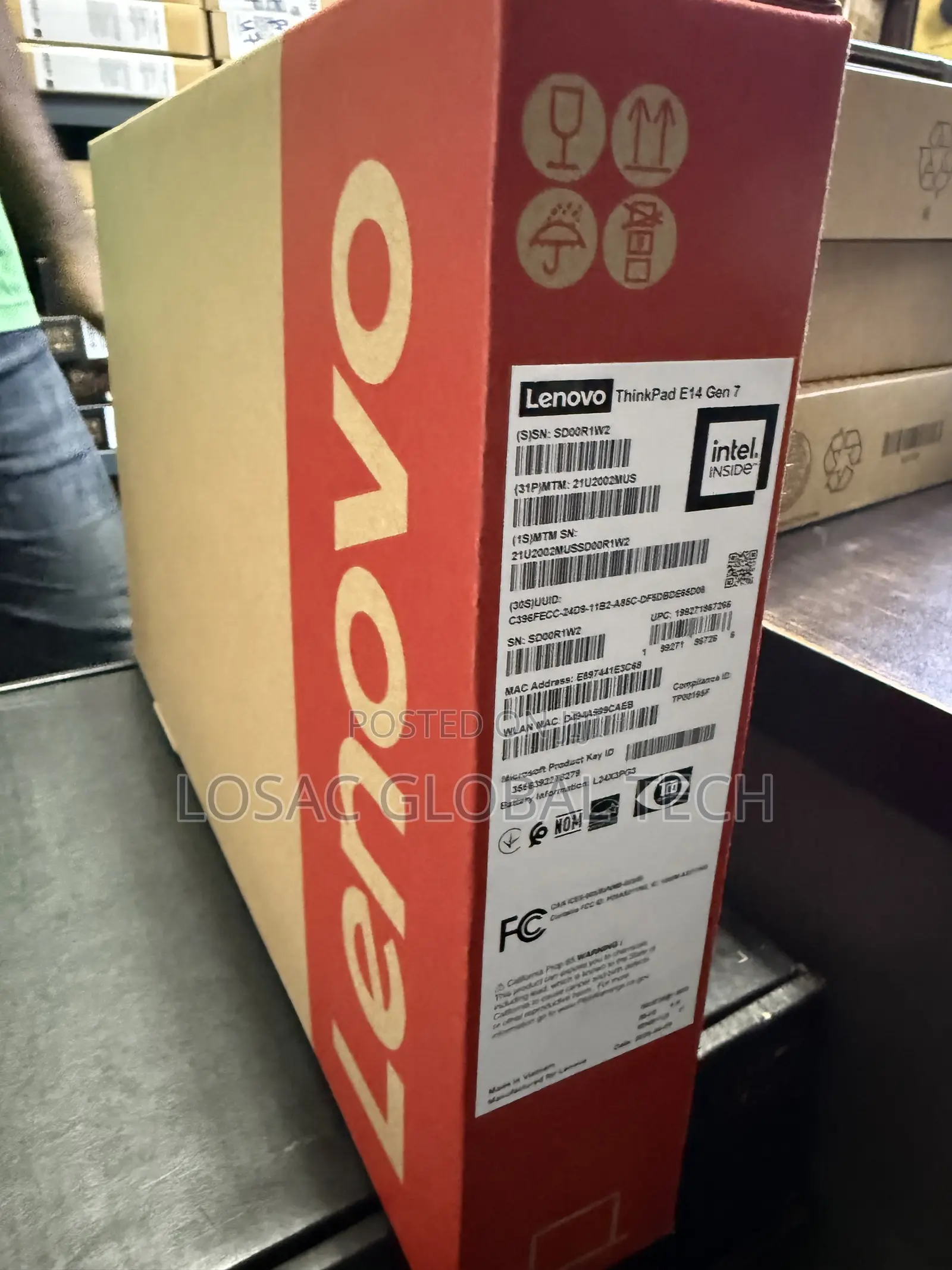 New Laptop Lenovo ThinkPad E14 Gen 6 32GB Intel Core Ultra 7 SSD 1T