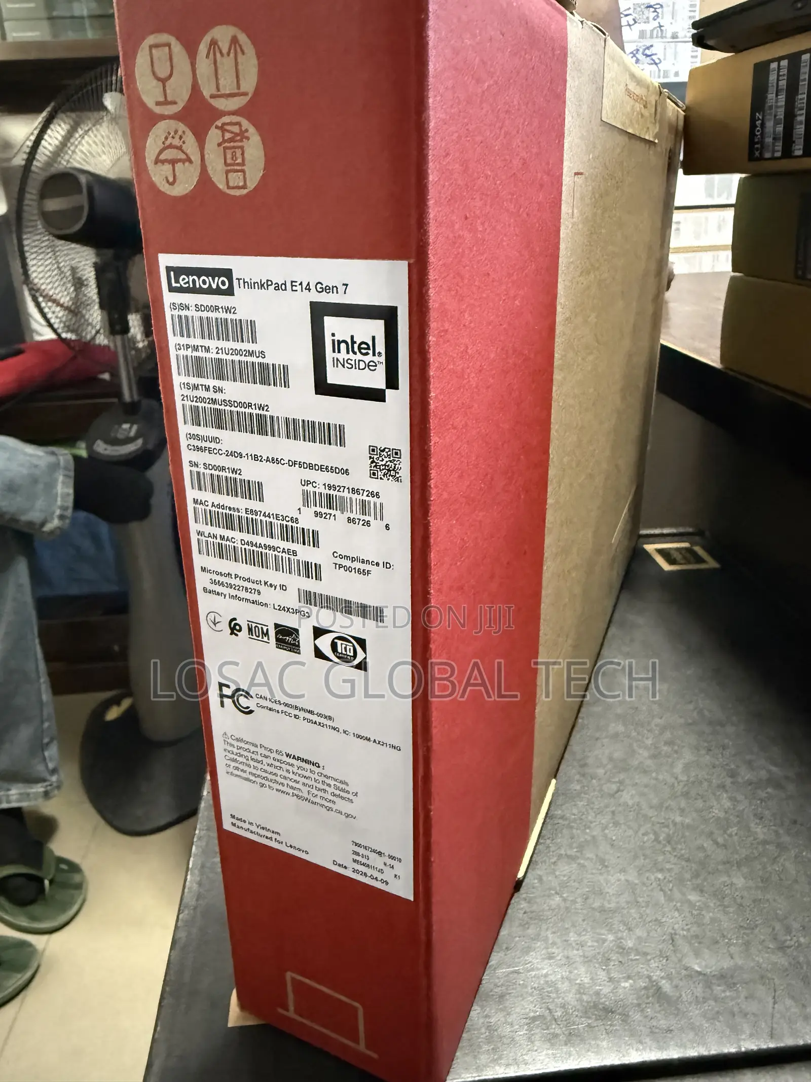 New Laptop Lenovo ThinkPad E14 Gen 6 32GB Intel Core Ultra 7 SSD 1T
