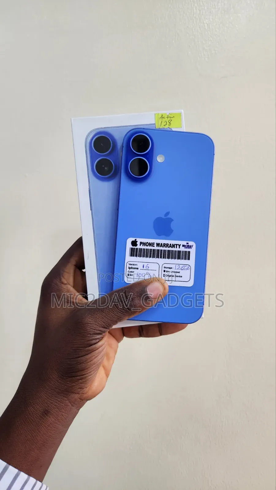 Apple iPhone 16 128 GB Blue