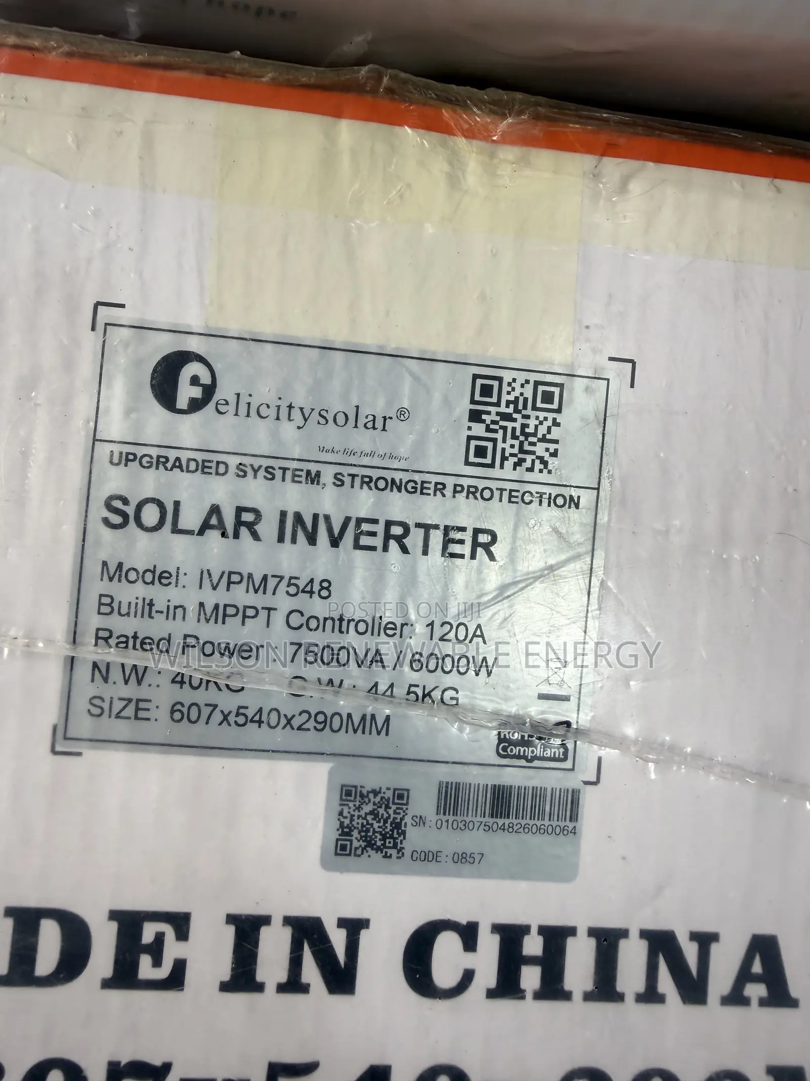 Felicity 7.5kva 48v Inverter (Ivpm)