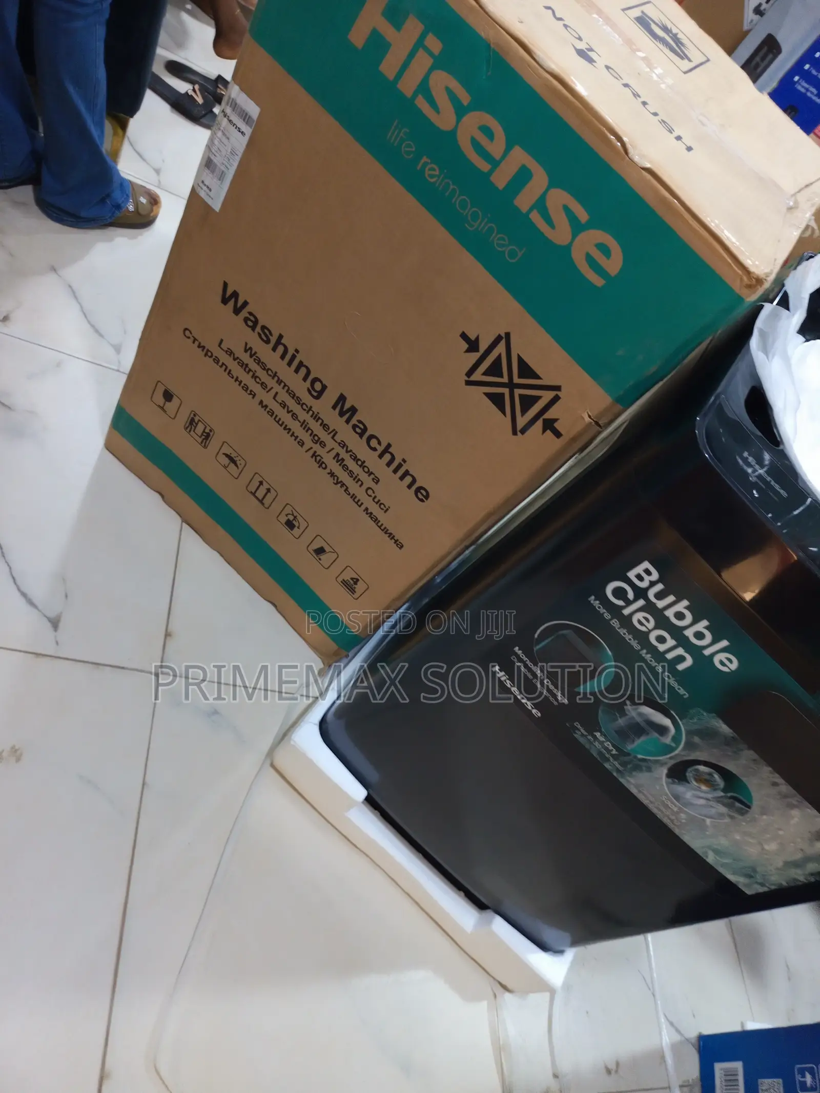 Wash 9kg in One Go With Hisense Smart Technology