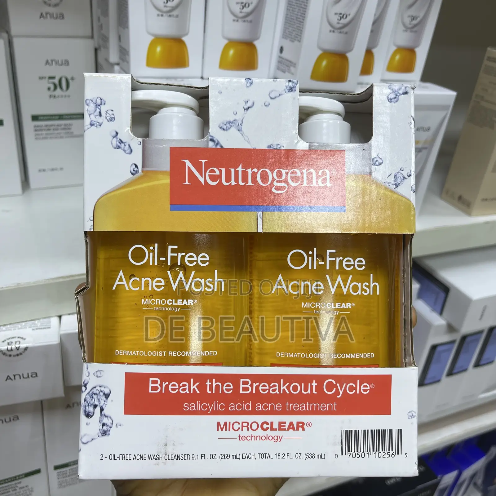 Neutrogena Oil-Free Acne Wash 2-Pack (9.1 Fl Oz X 2)