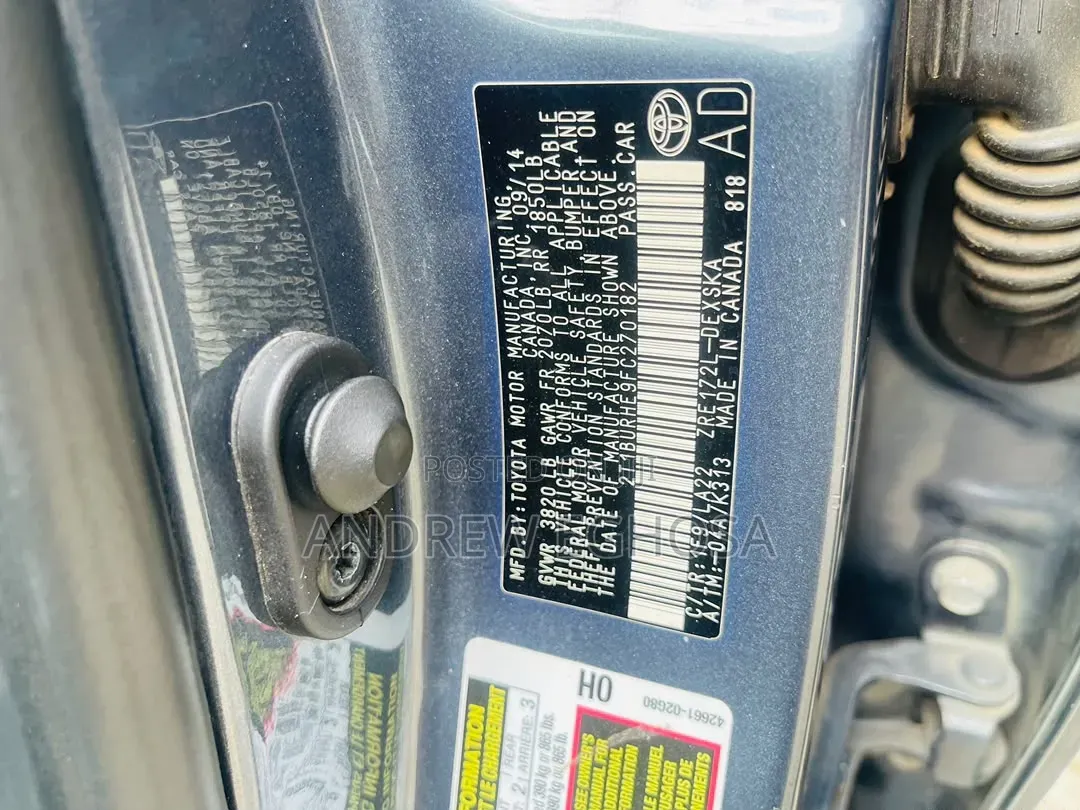 Toyota Corolla 2015 Blue