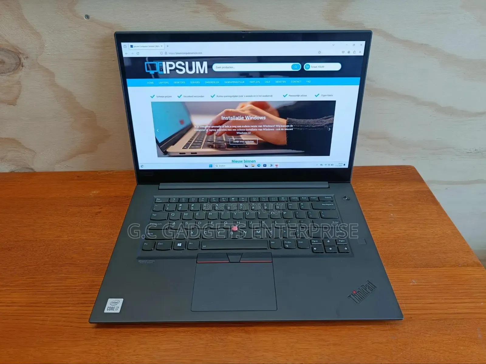 Laptop Lenovo ThinkPad P1 Gen 3 16GB Intel Core i7 SSD 512GB