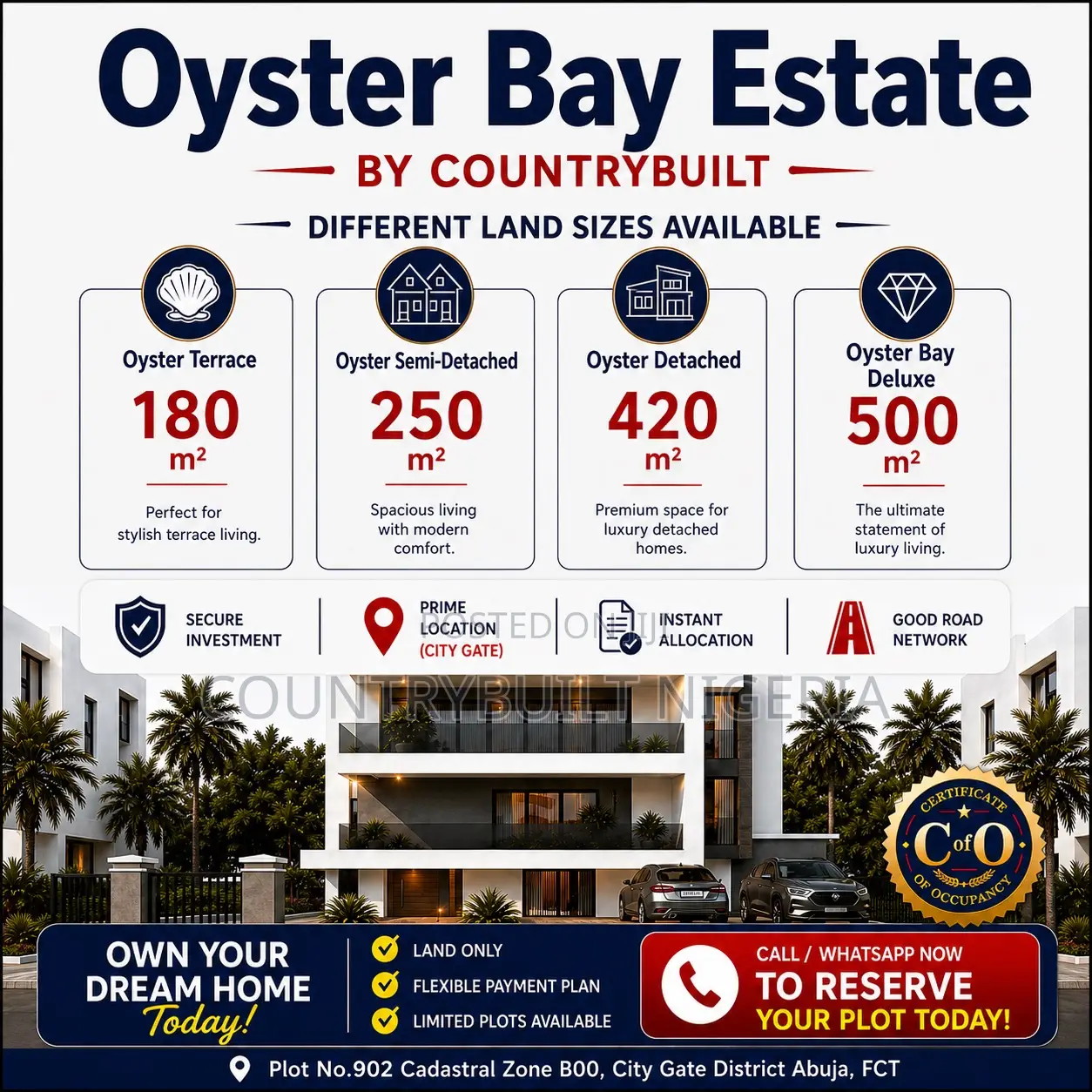 We Built Apex Garden Estate, Now Its Oysterbay,Icon Hills Legado