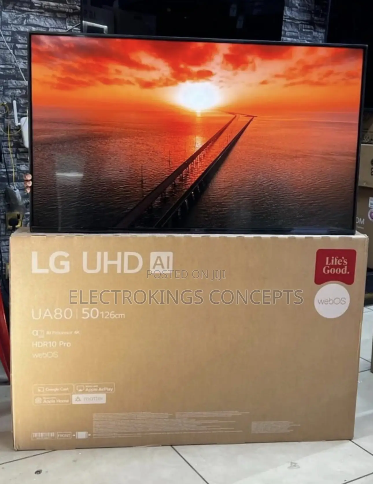 Lg Tv Uhd 50 Inch Ua80 Smart Tv Ready Hdr10 Webos25