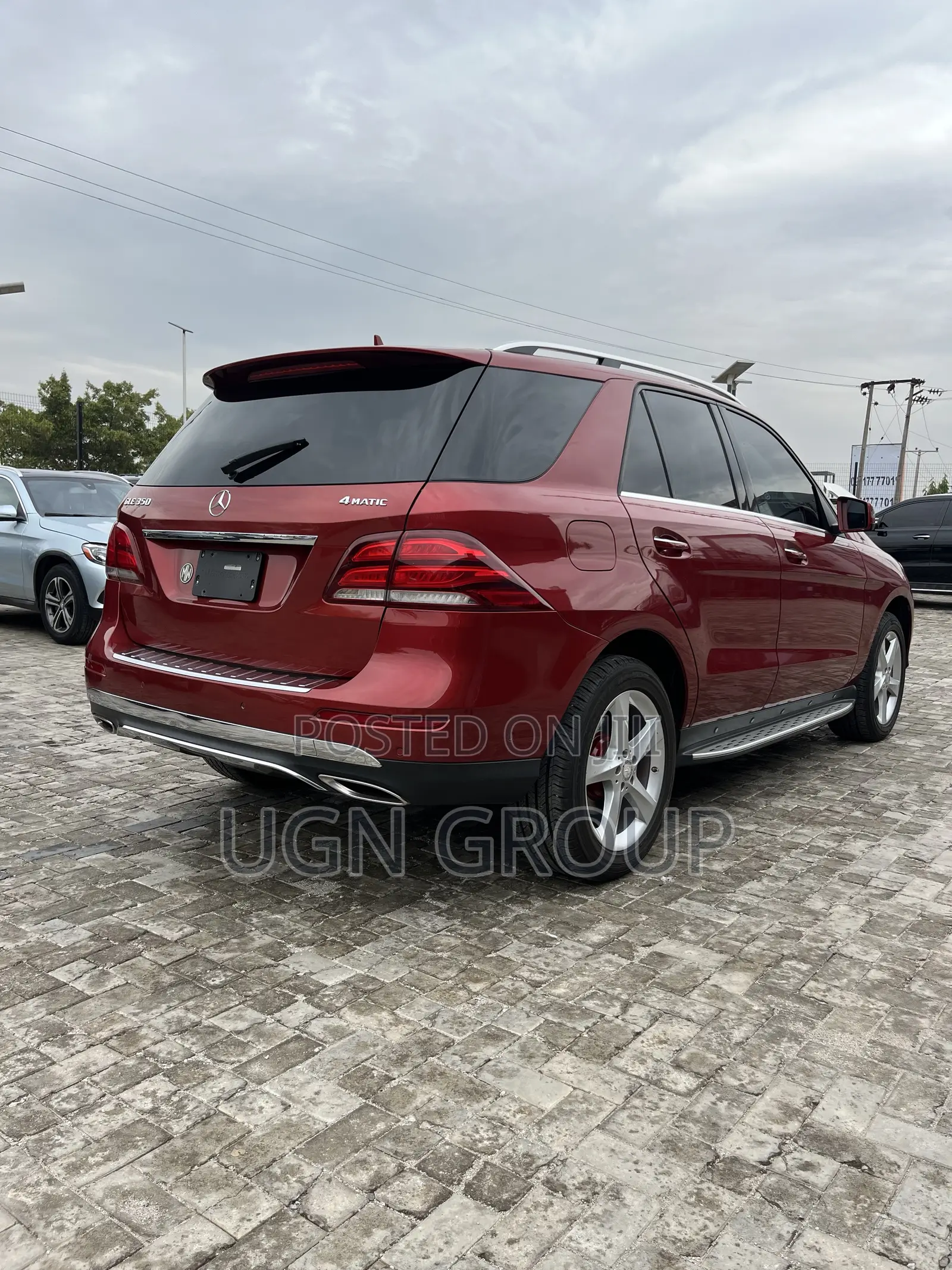 Mercedes-Benz GLE-Class GLE 350d 4MATIC 2016 Red