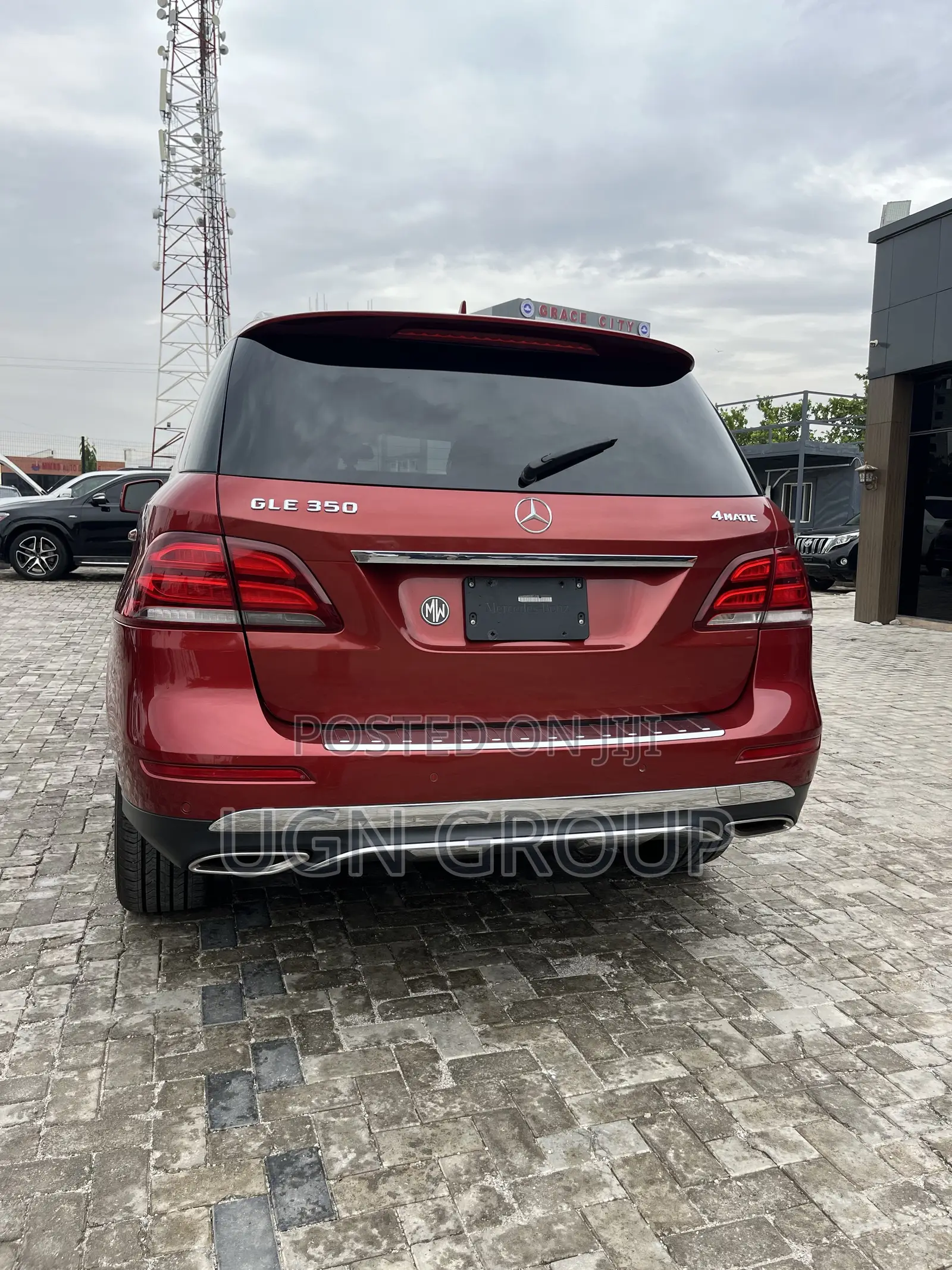 Mercedes-Benz GLE-Class GLE 350d 4MATIC 2016 Red