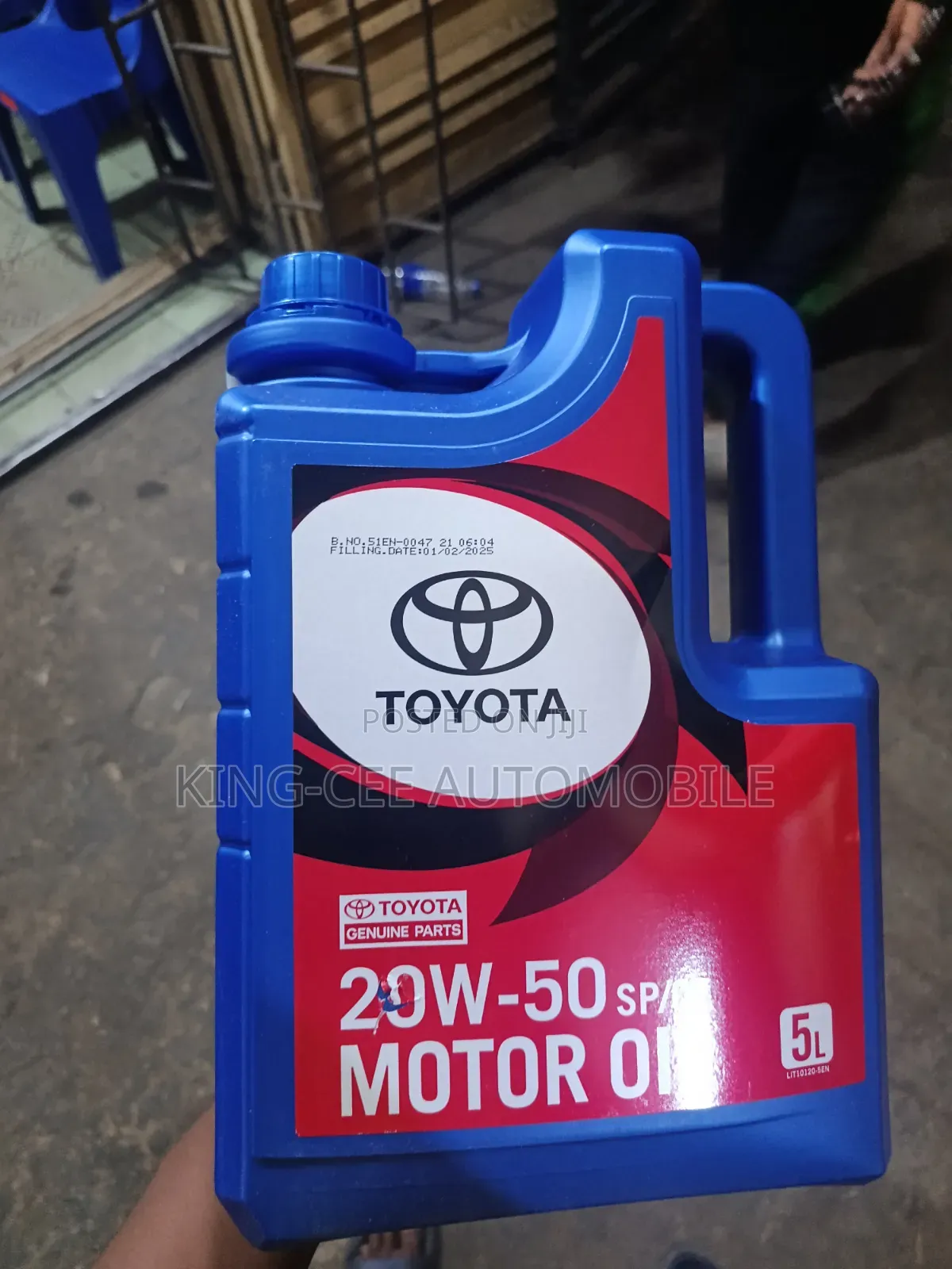 Engine Oil 20w 50 Toyota Original