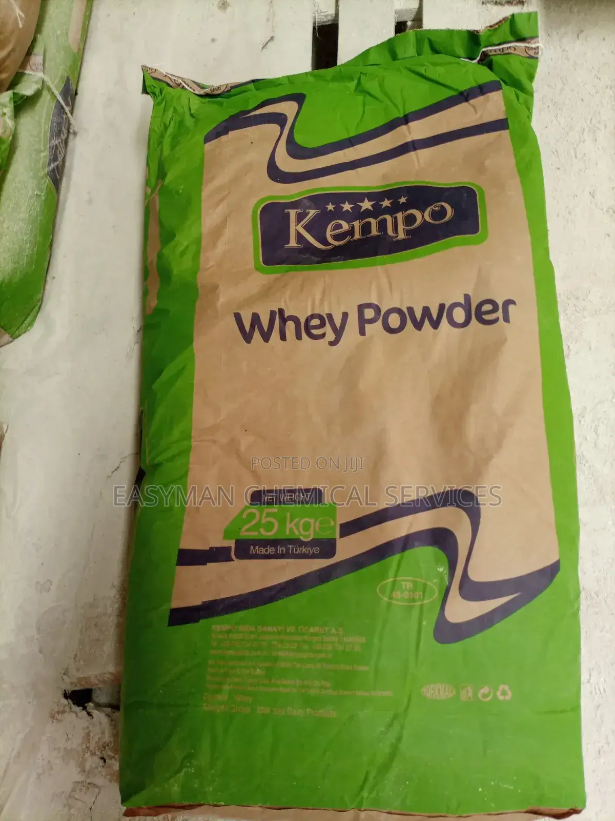 Whey Powder (Kempo Brand) Food Grade. 25kg Bag
