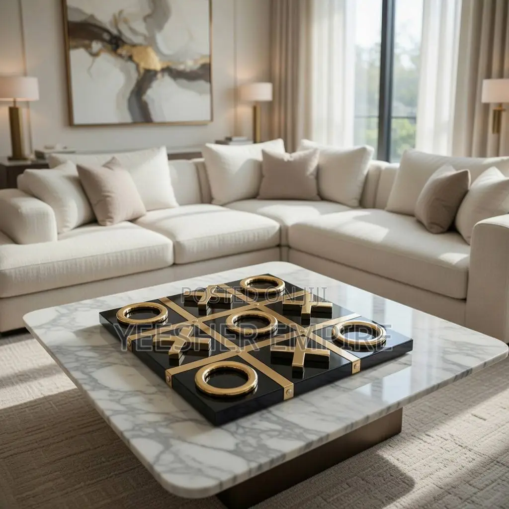 Flat X and O Game Decor for Table