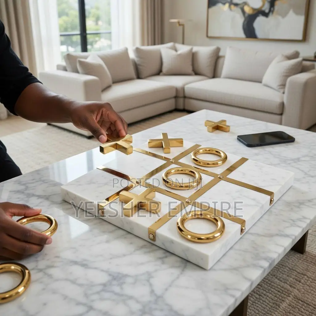 Flat X and O Game Decor for Table