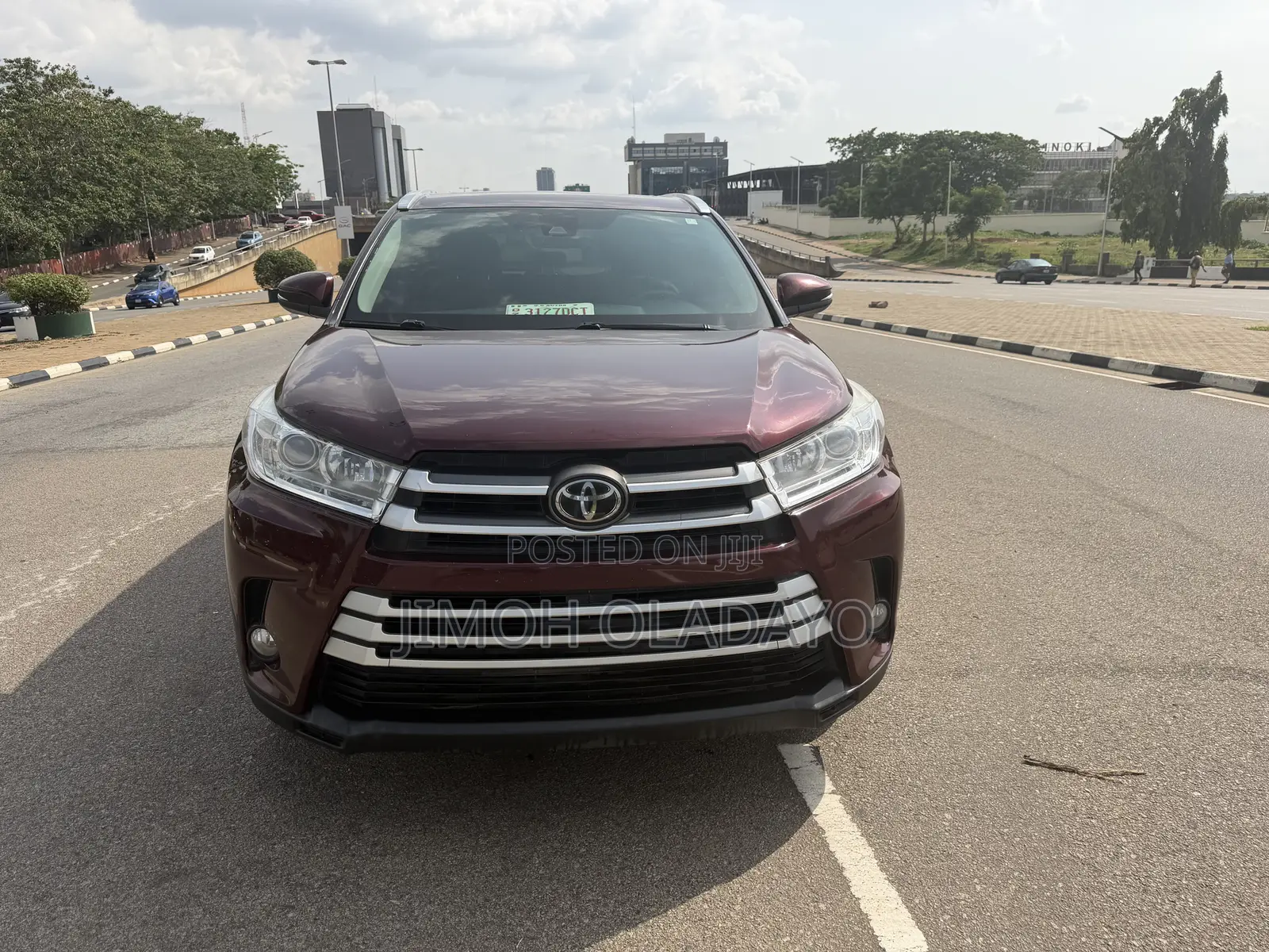 Toyota Highlander 2017 Maroon