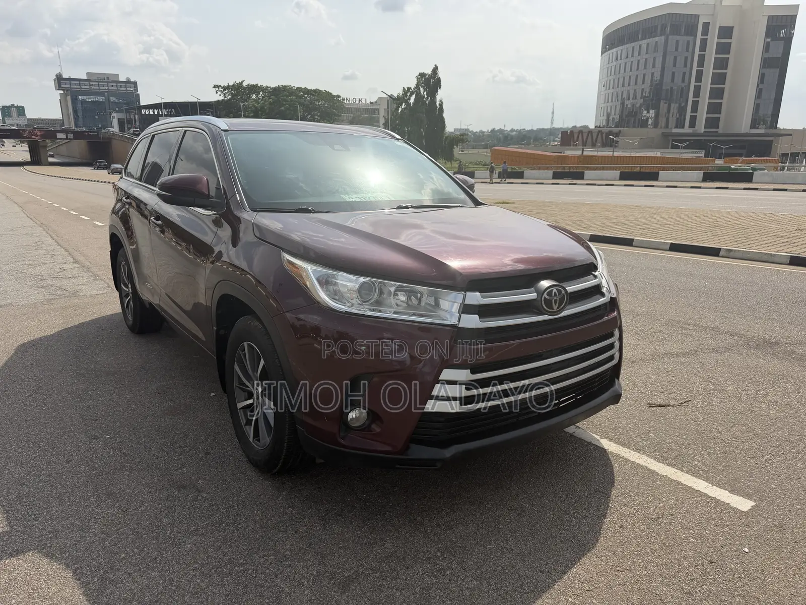 Toyota Highlander 2017 Maroon
