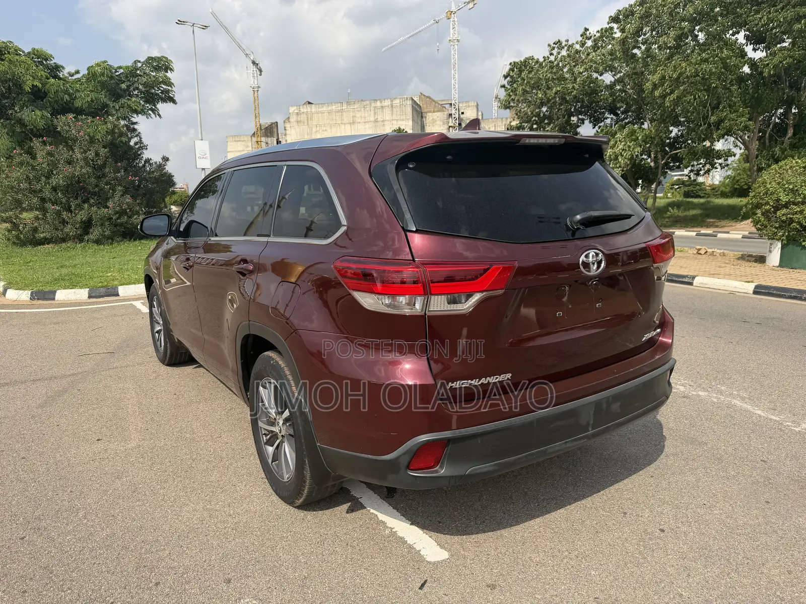 Toyota Highlander 2017 Maroon
