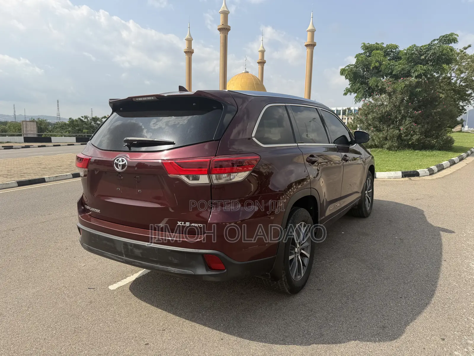 Toyota Highlander 2017 Maroon