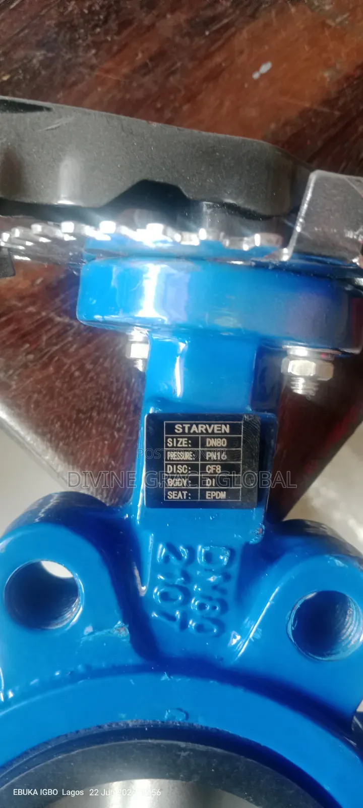 8 Hool 3inches Butterfly Valve