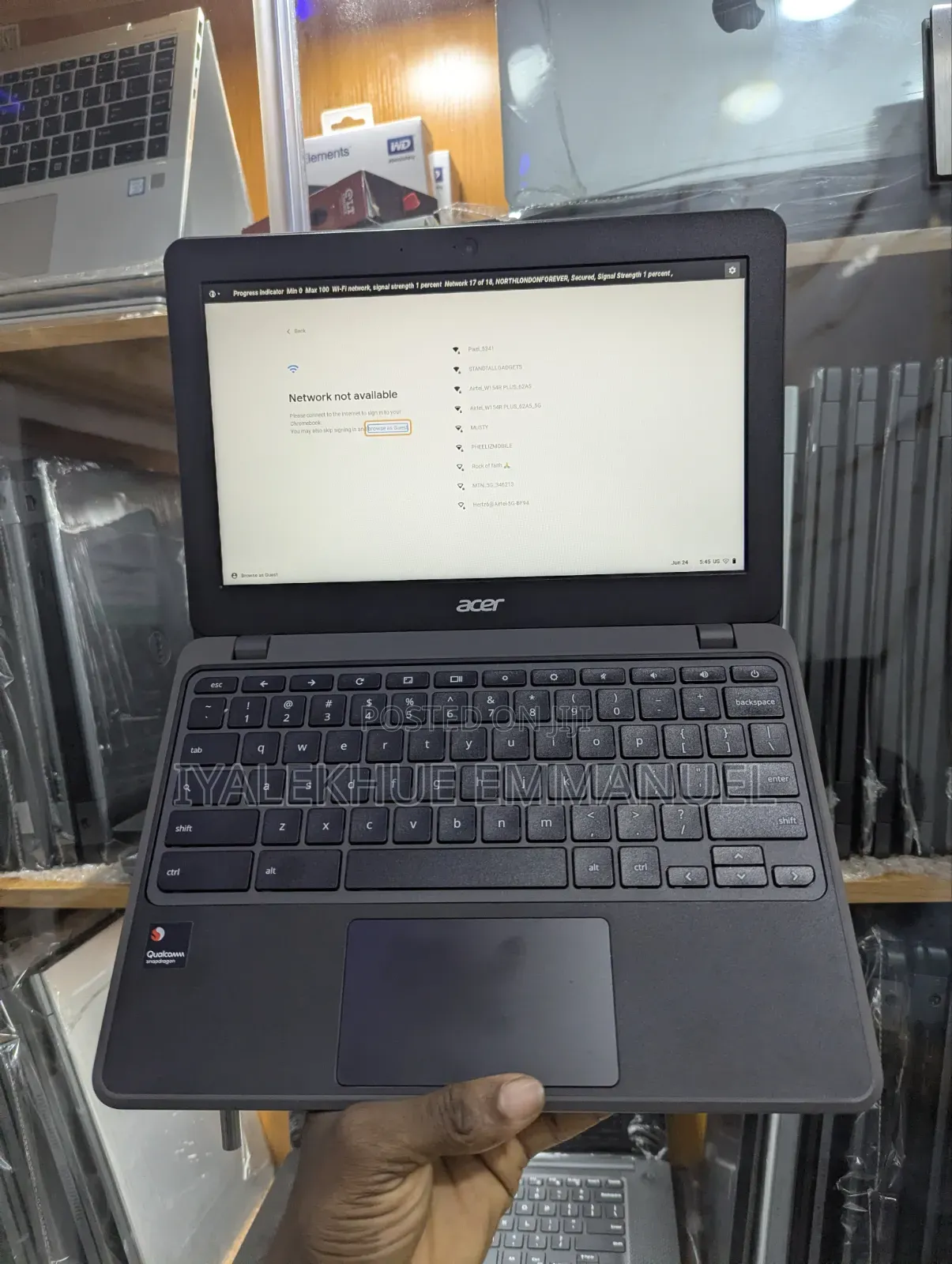 Laptop Acer Chromebook 11 C740 2GB Intel Pentium SSD 32GB