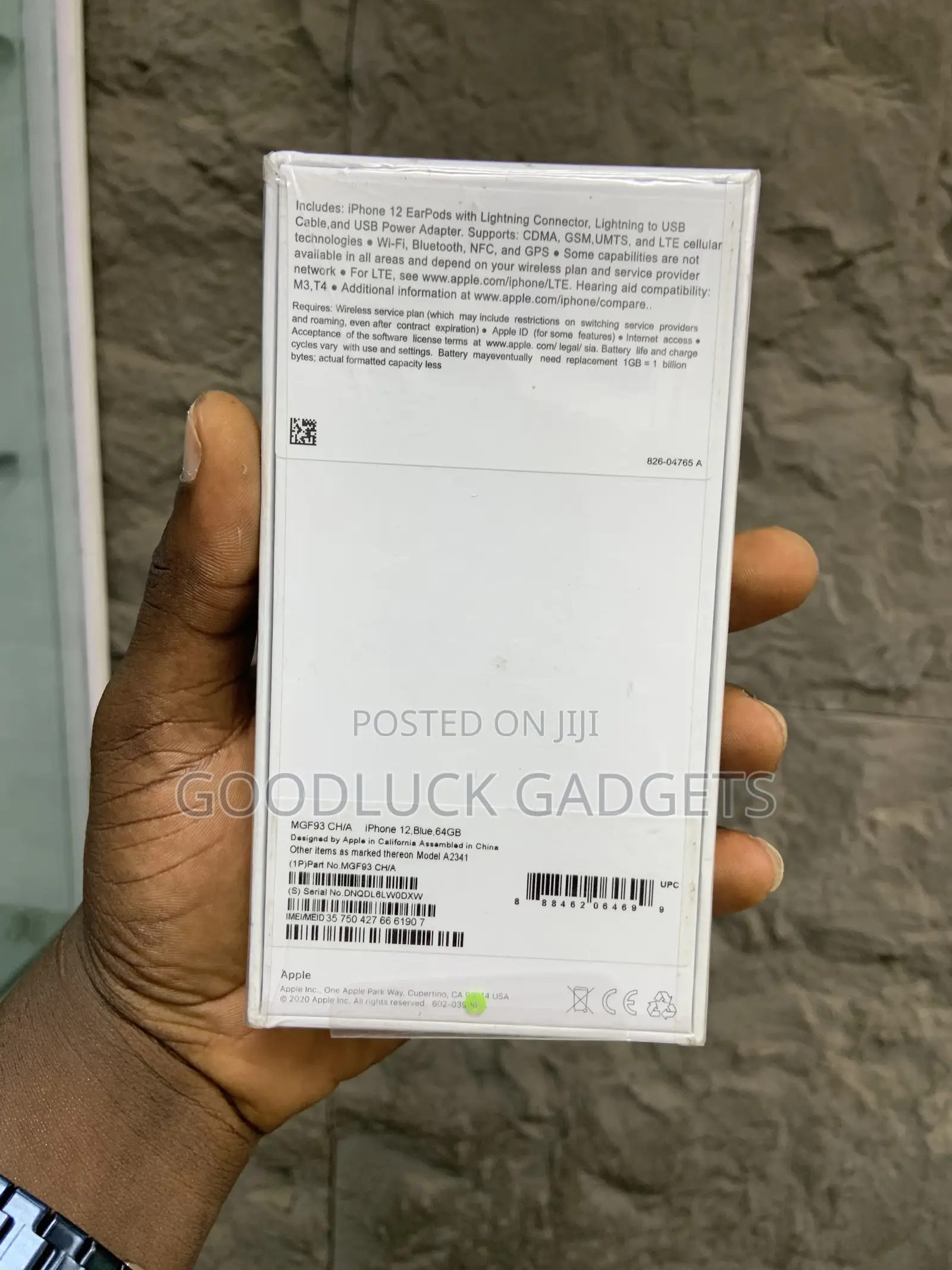 New Apple iPhone 12 64 GB Blue