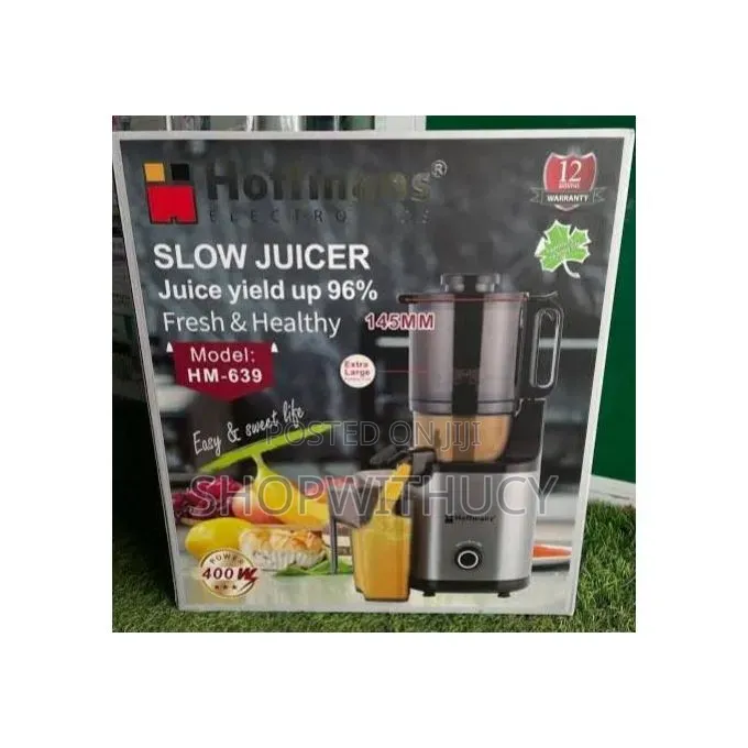 Hoffmans 400watts Hands-Free Automatic Feeding, Slow Juicer