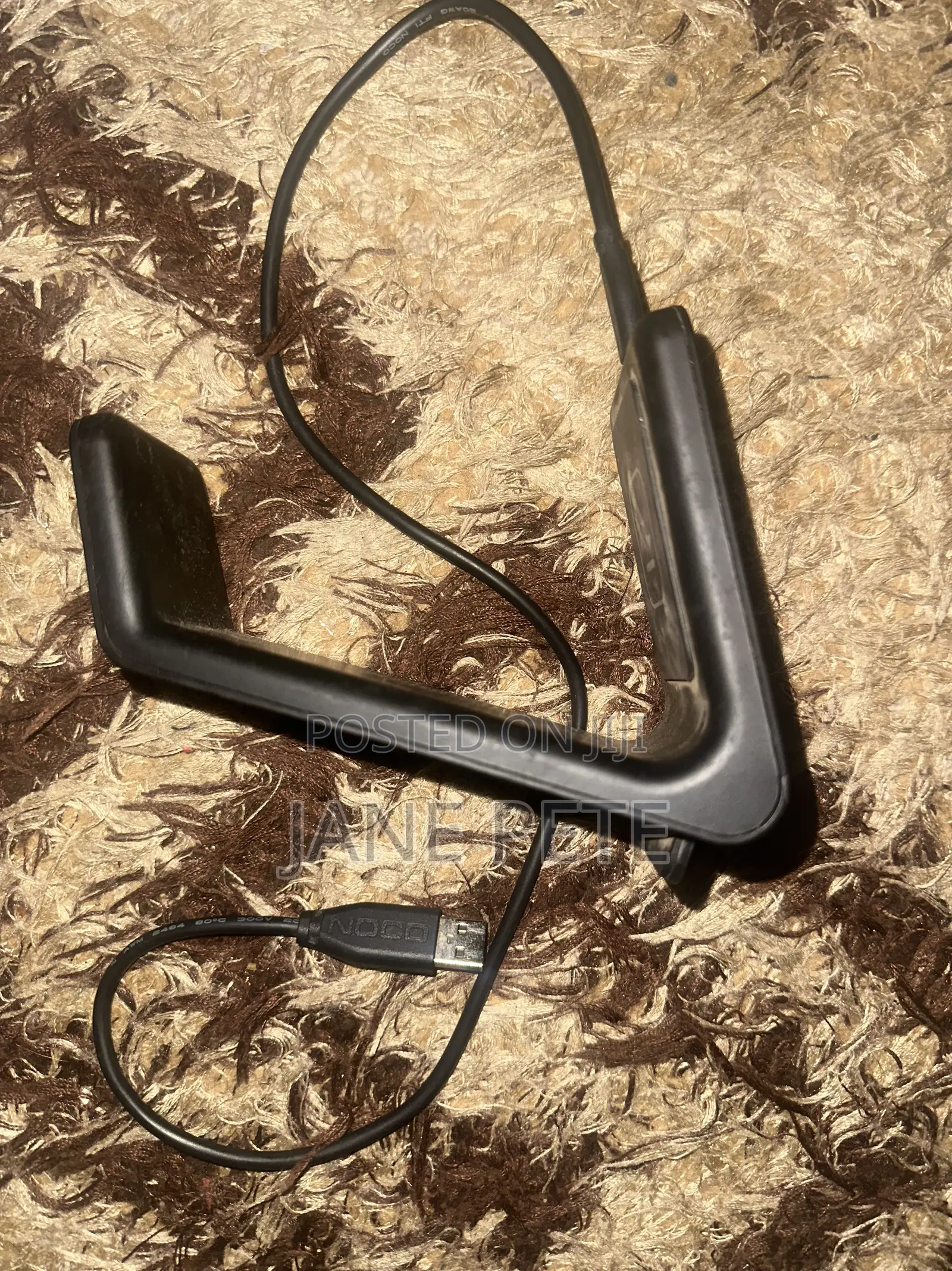 T3 Branded, 3-in-1 Black Wireless Charging Station