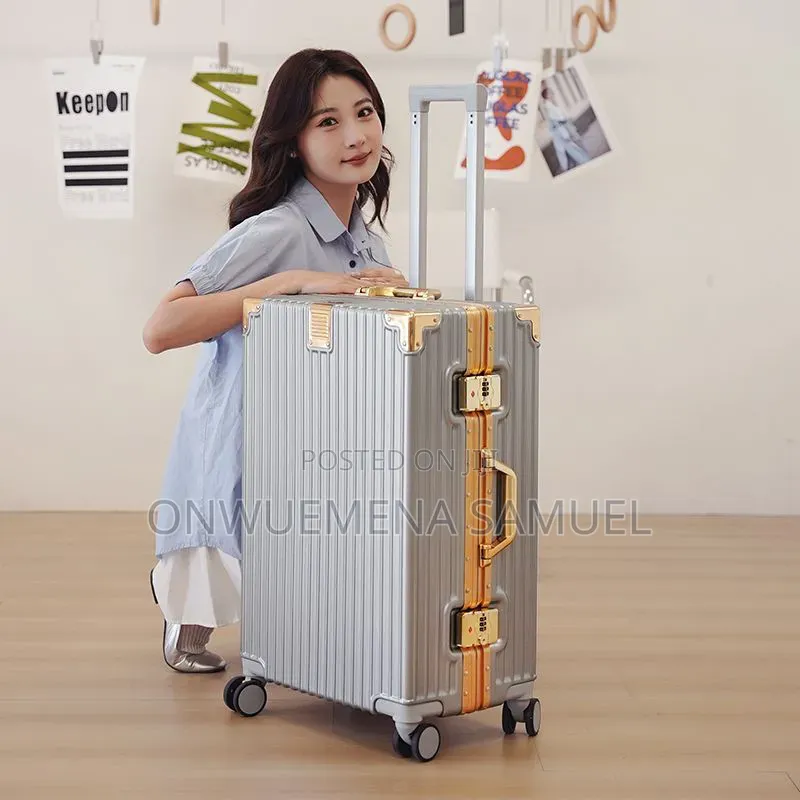 26" Aluminum Frame Sturdy and Durable Large-Capacity Suitcase