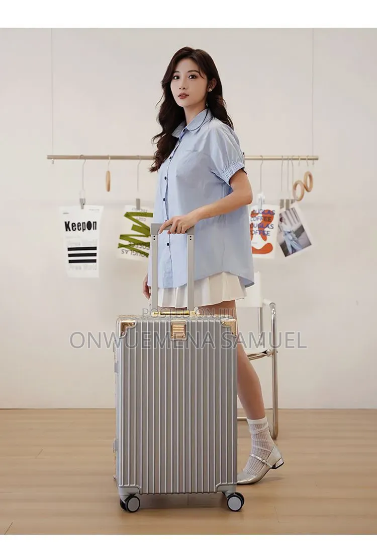 26" Aluminum Frame Sturdy and Durable Large-Capacity Suitcase