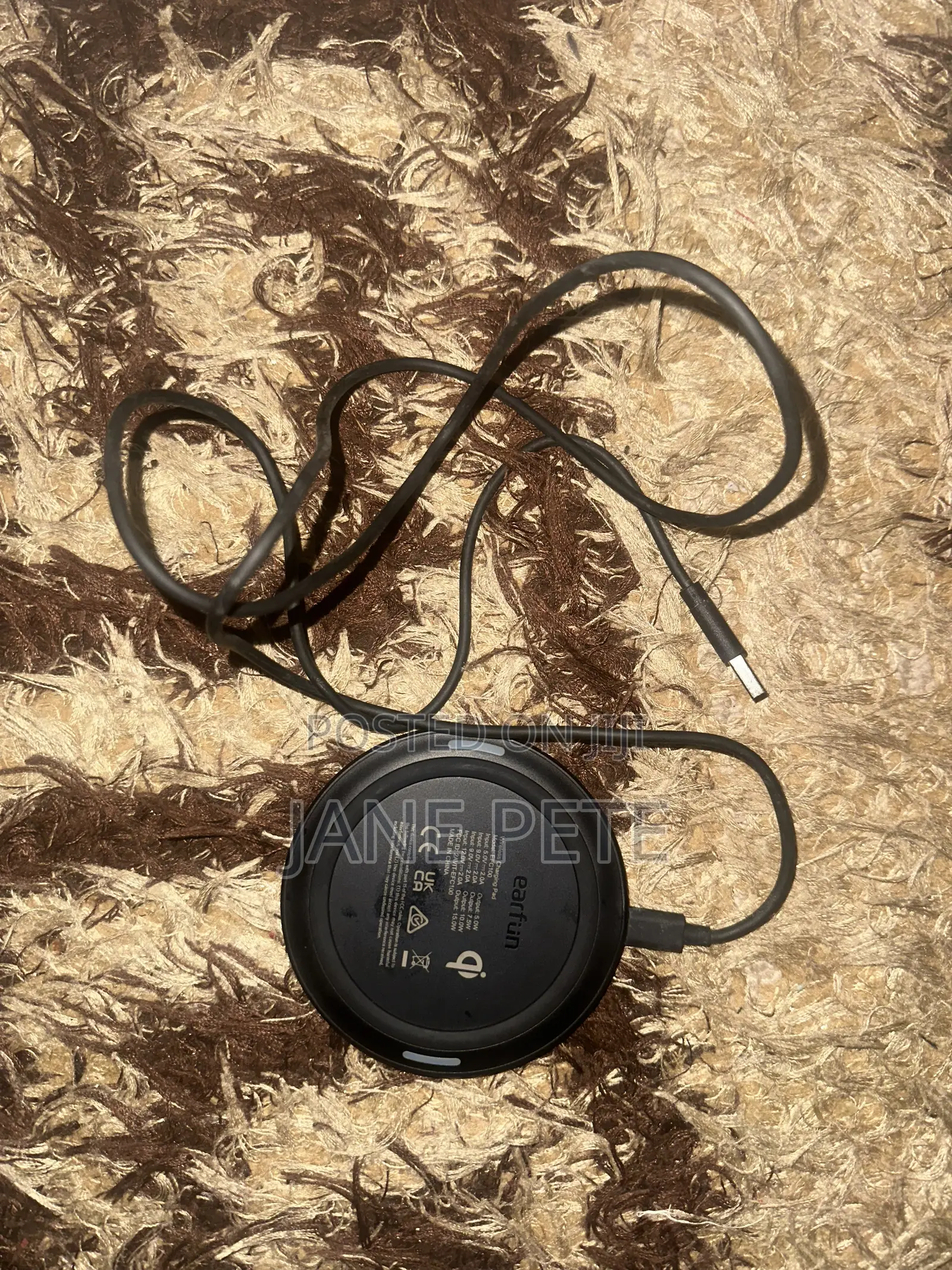 15w Earfun Wireless Charging Pad Supports