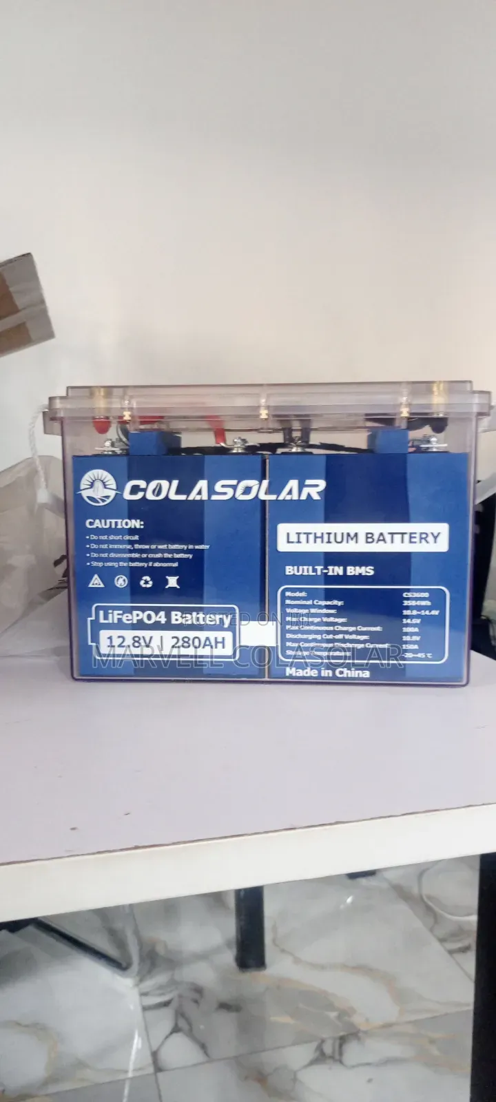 Colasolar 12.8v 280ah Lifepo4 Battery
