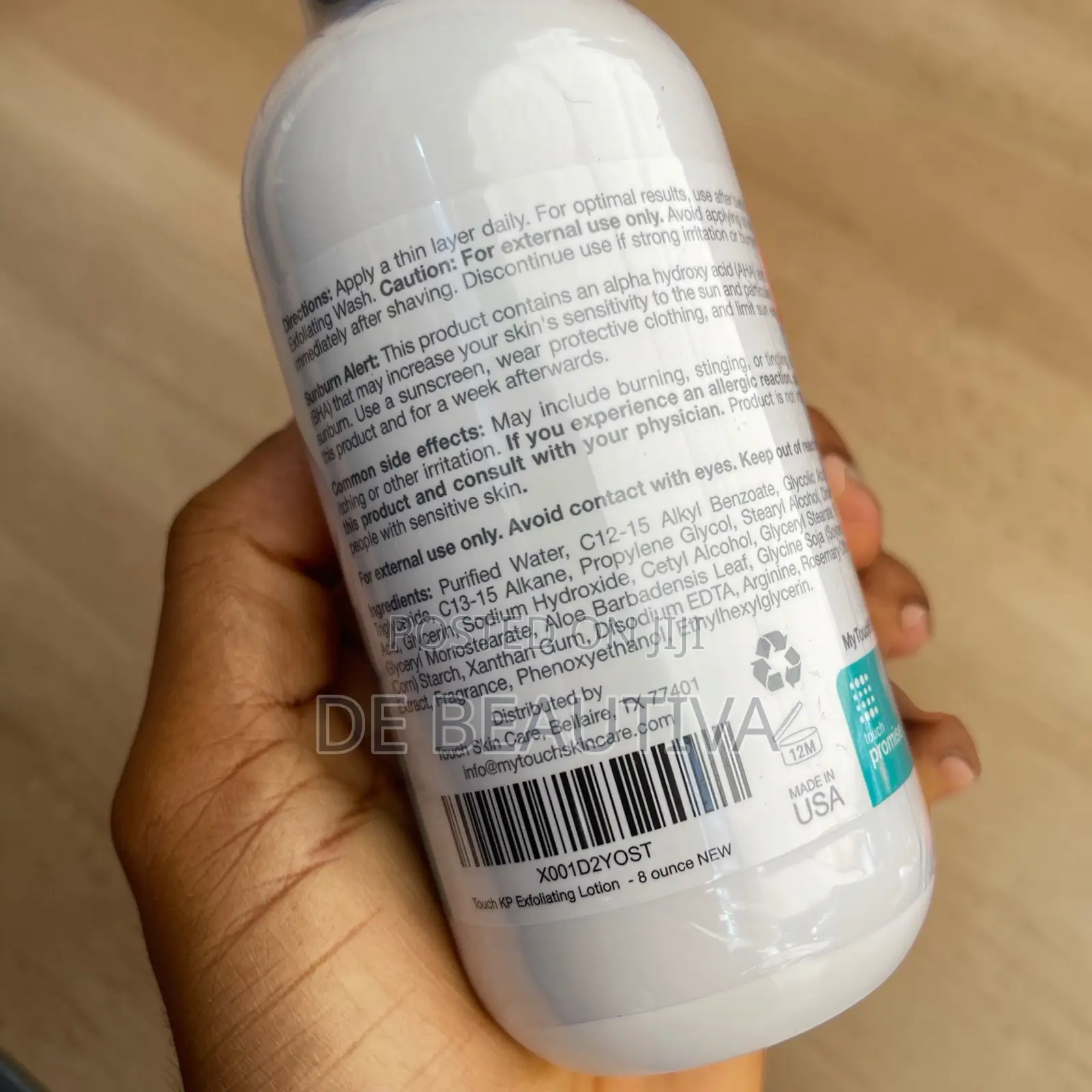 Touch Kp Exfoliating Lotion With 12% Glycolic Acid (232g)