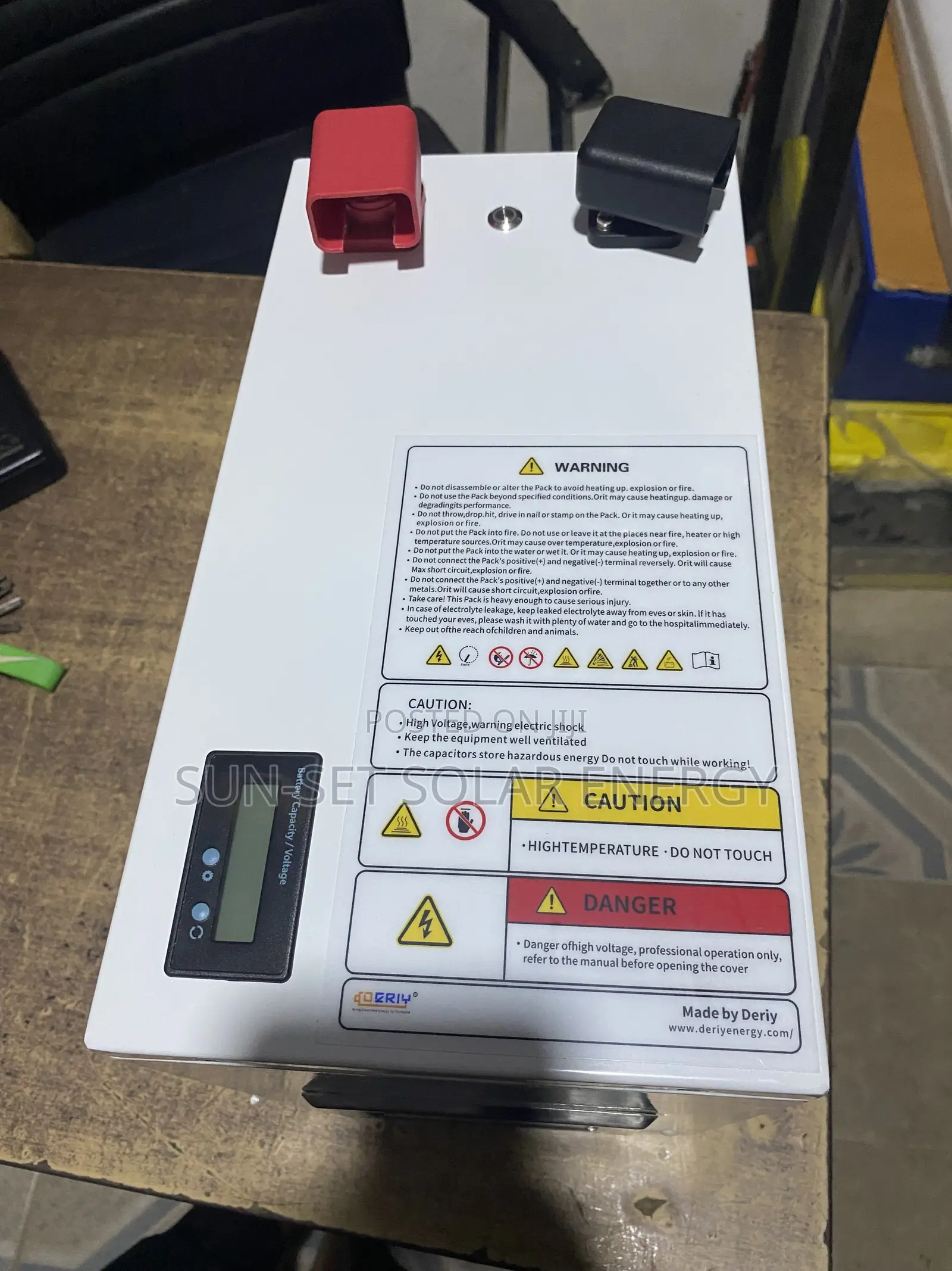 Deriy Lithium Ion Battery 4kwh 314ah 12.8v 5yrs Warranty