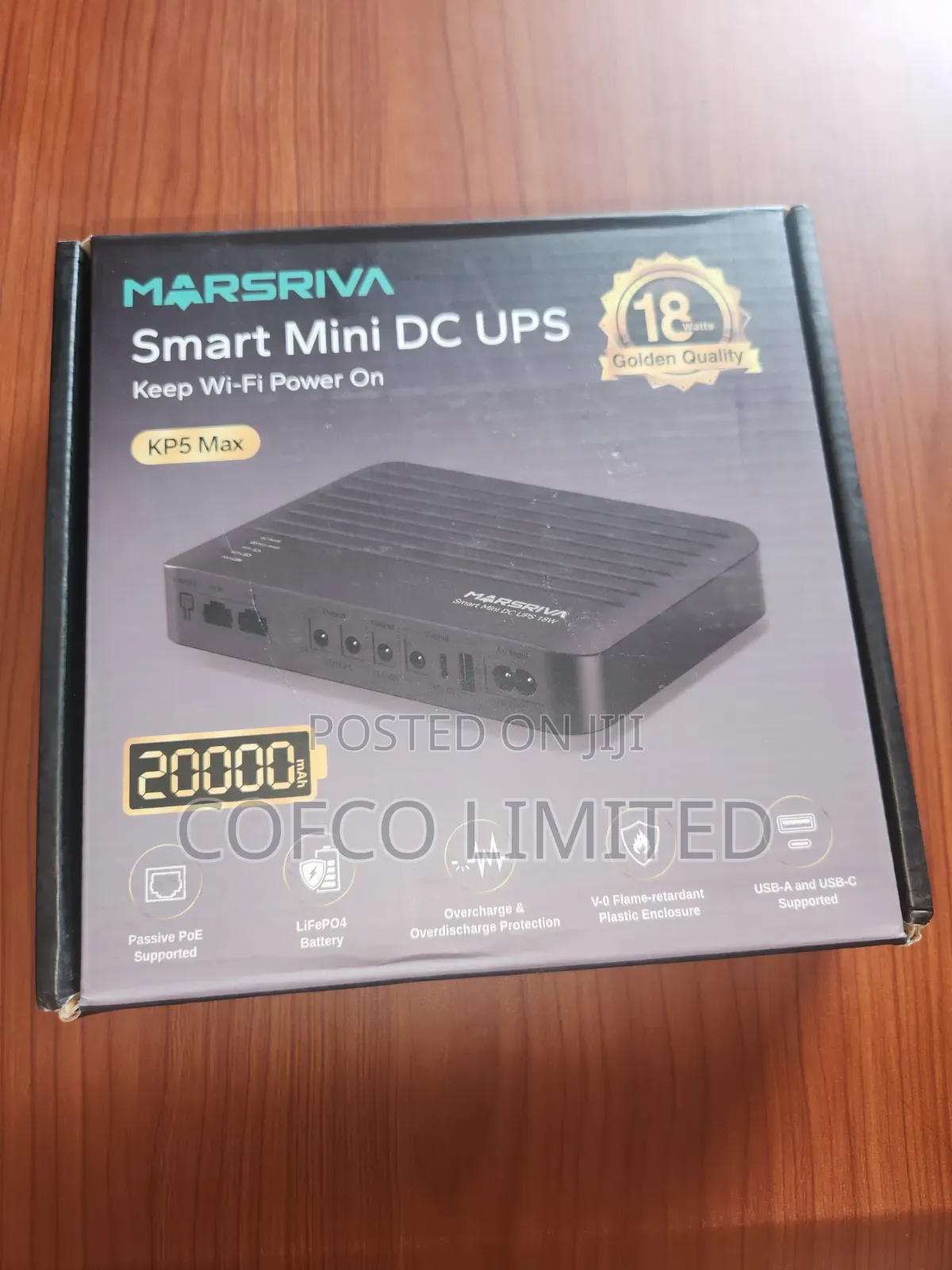 Marsriva Kp5 Max 20000mah Smart Mini Dc Ups