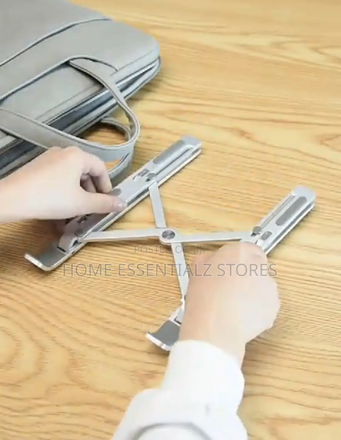 Foldable Aluminum Laptop Stand - Macbook Portable Laptop Riser