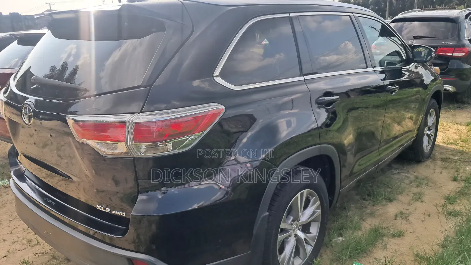 Toyota Highlander XLE V6 4x4 (3.5L 6cyl 6A) 2016 Black