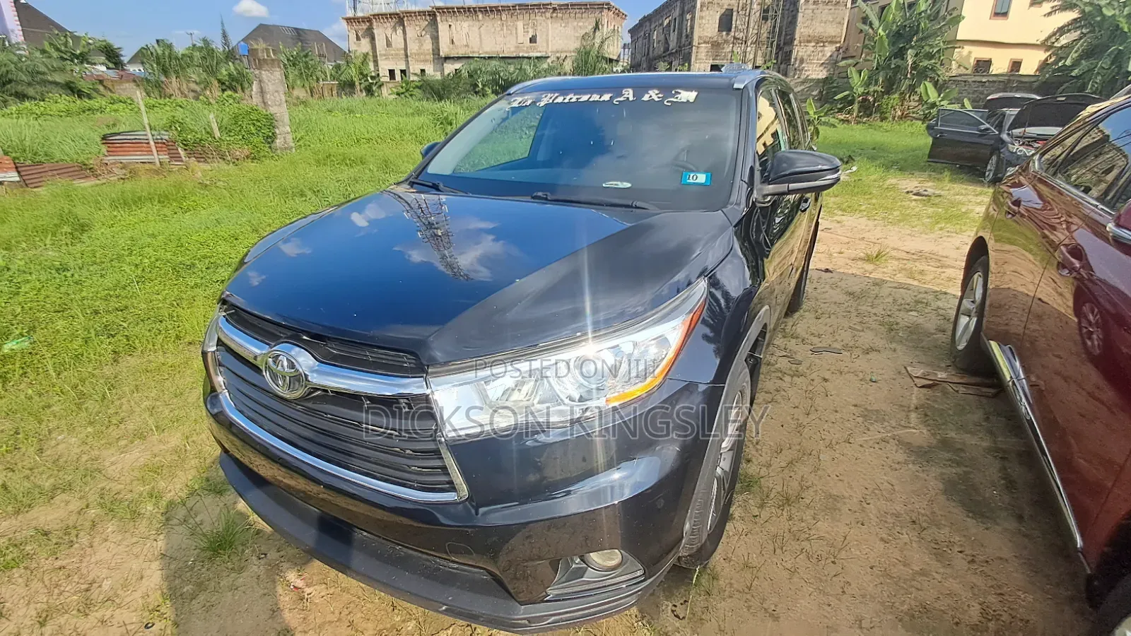 Toyota Highlander XLE V6 4x4 (3.5L 6cyl 6A) 2016 Black