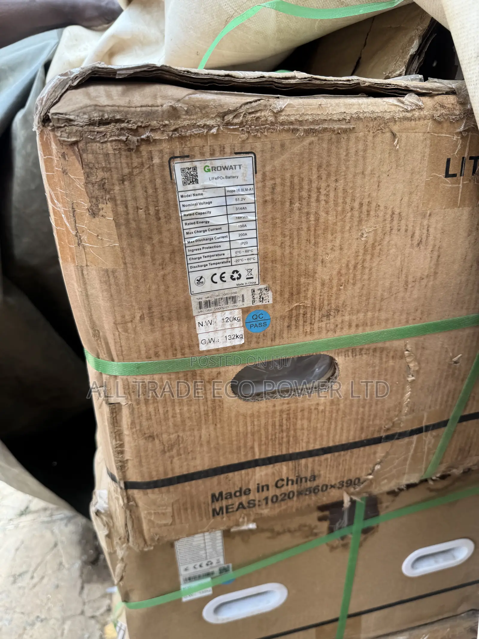 Deye 16kw Lithium Battery 48v