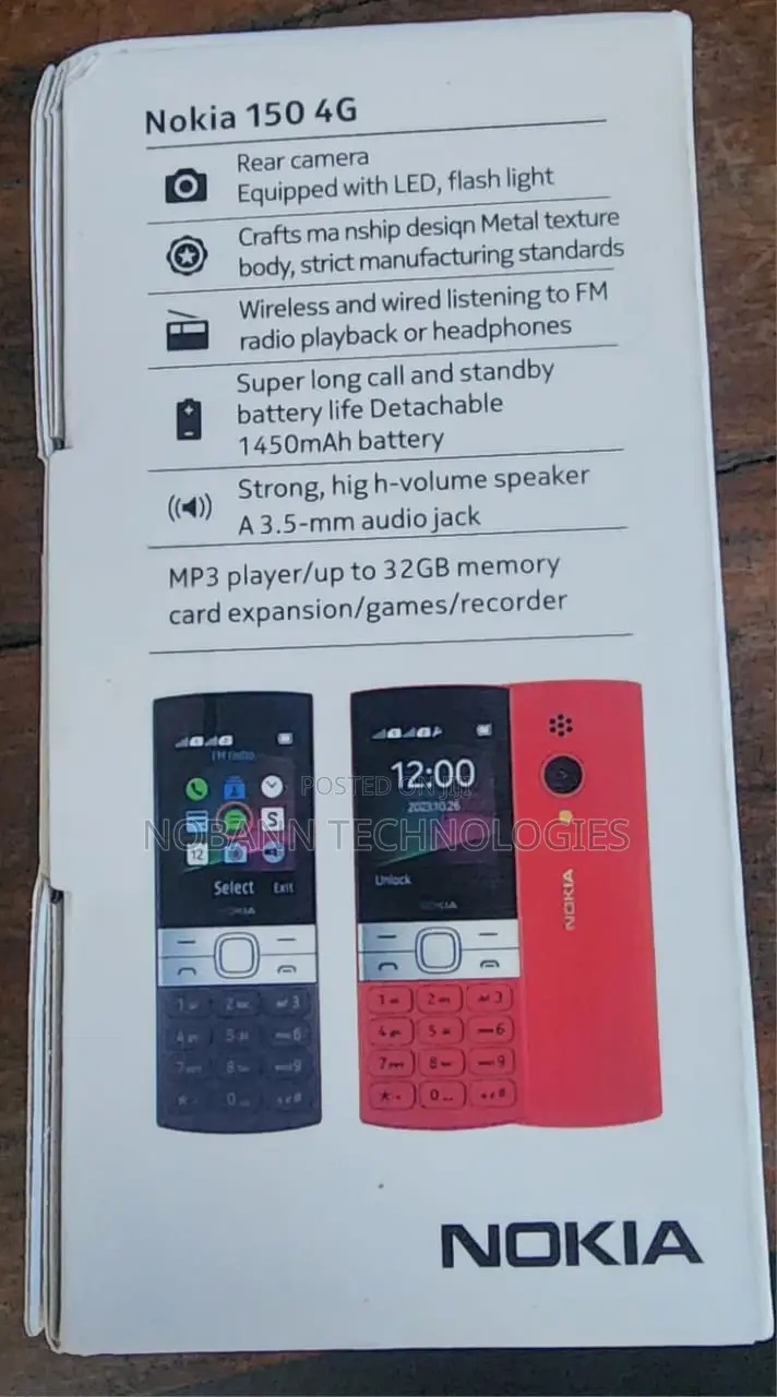 New Nokia 150 Black