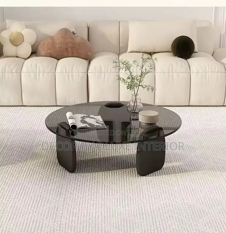 Modern Glass Coffee Table Set