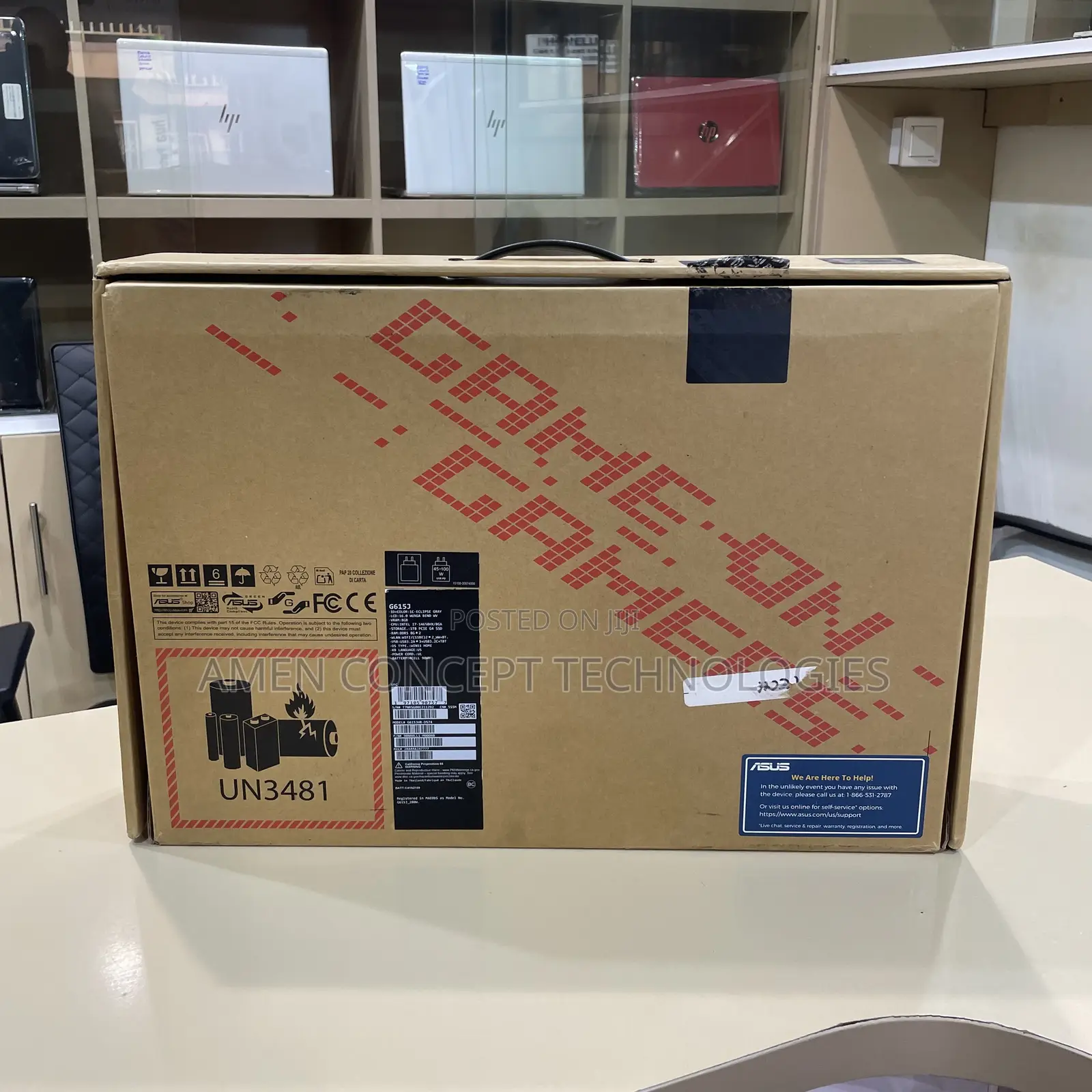 New Laptop Asus ROG Strix G16 G614 16GB Intel Core i7 SSD 1T