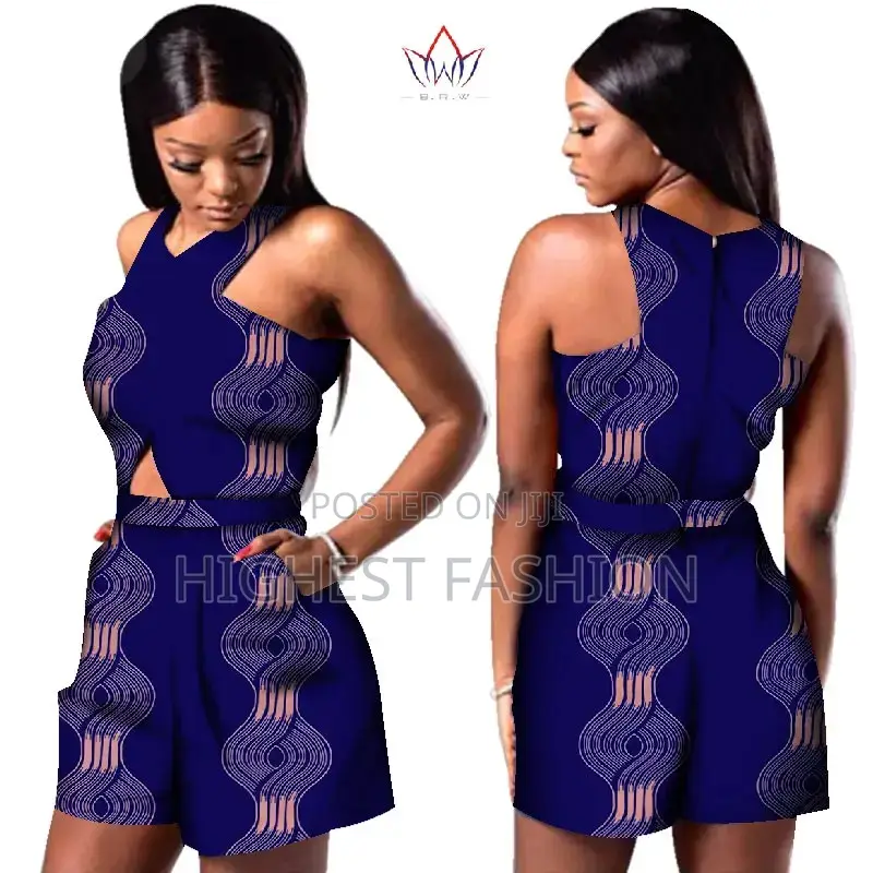 Sleeveless Romper Print Jumpsuit
