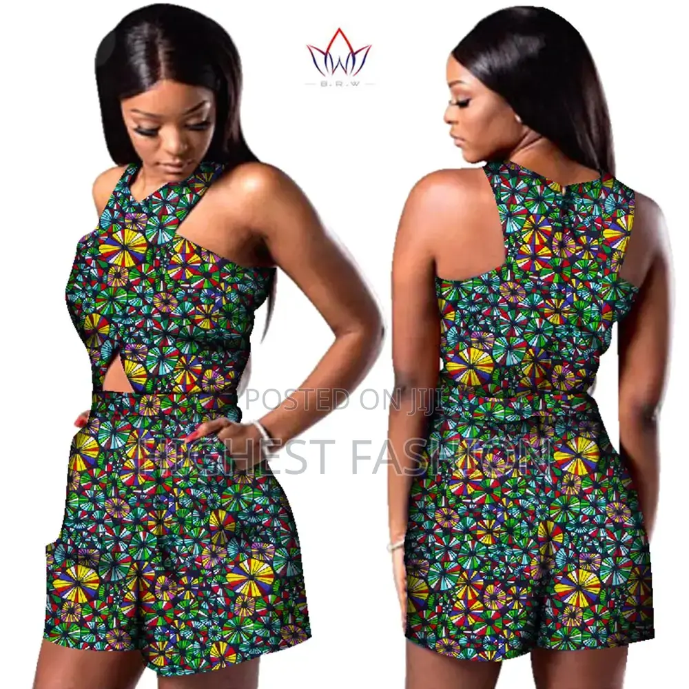Sleeveless Romper Print Jumpsuit